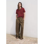 T-shirt in cotone a maniche corte