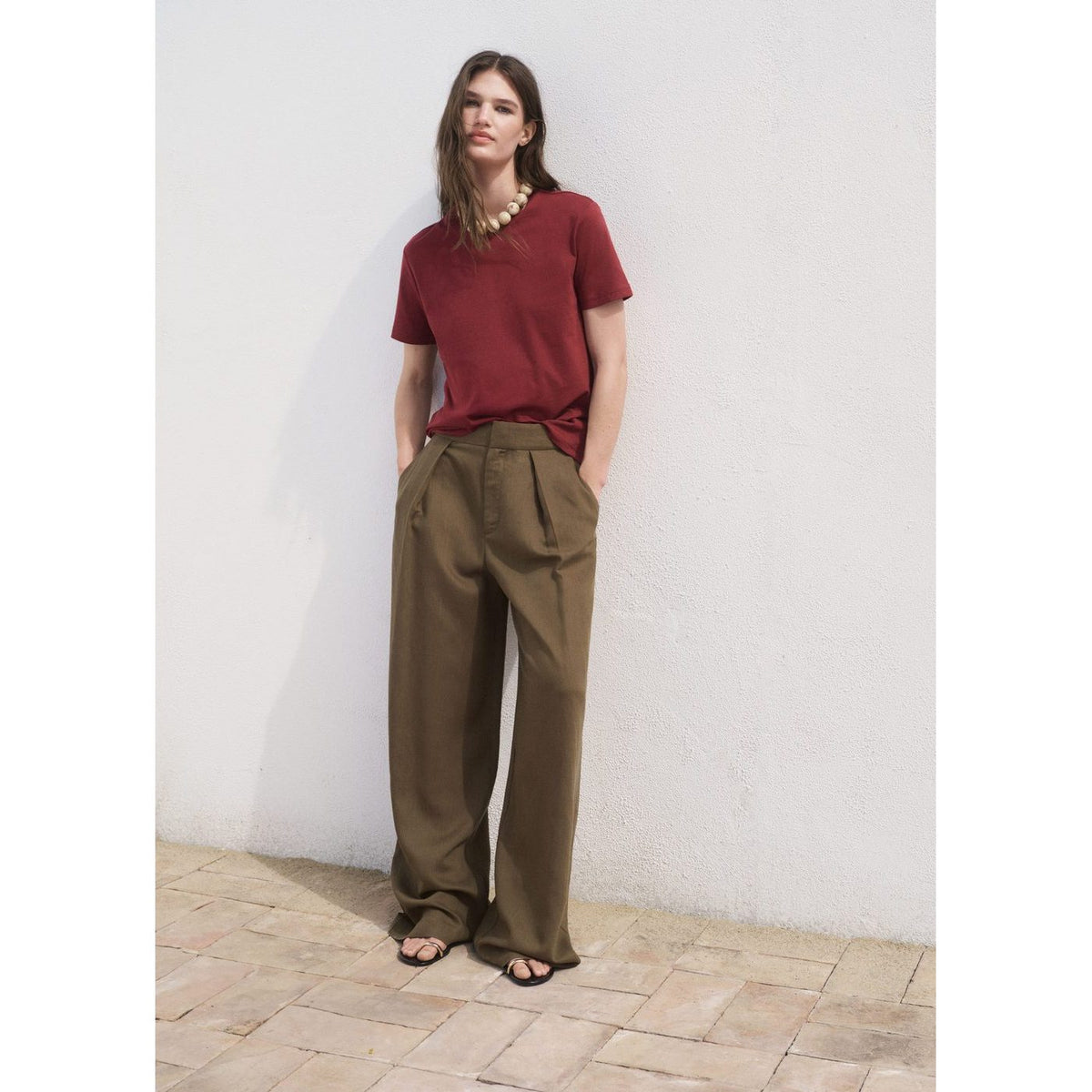 T-shirt in cotone a maniche corte