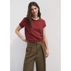 T-shirt in cotone a maniche corte