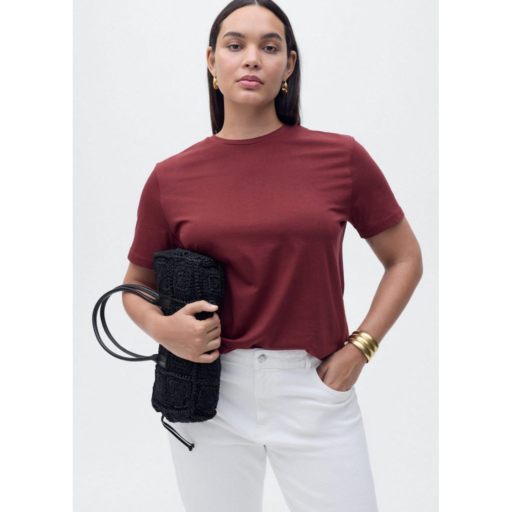 T-shirt in cotone a maniche corte