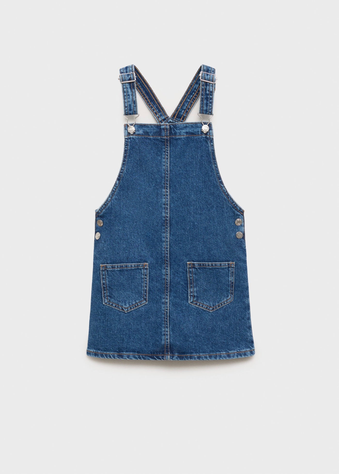 Vestido Camisero Paula1 Azul Marino - Niña