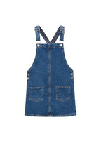 Vestido Camisero Paula1 Azul Marino - Niña