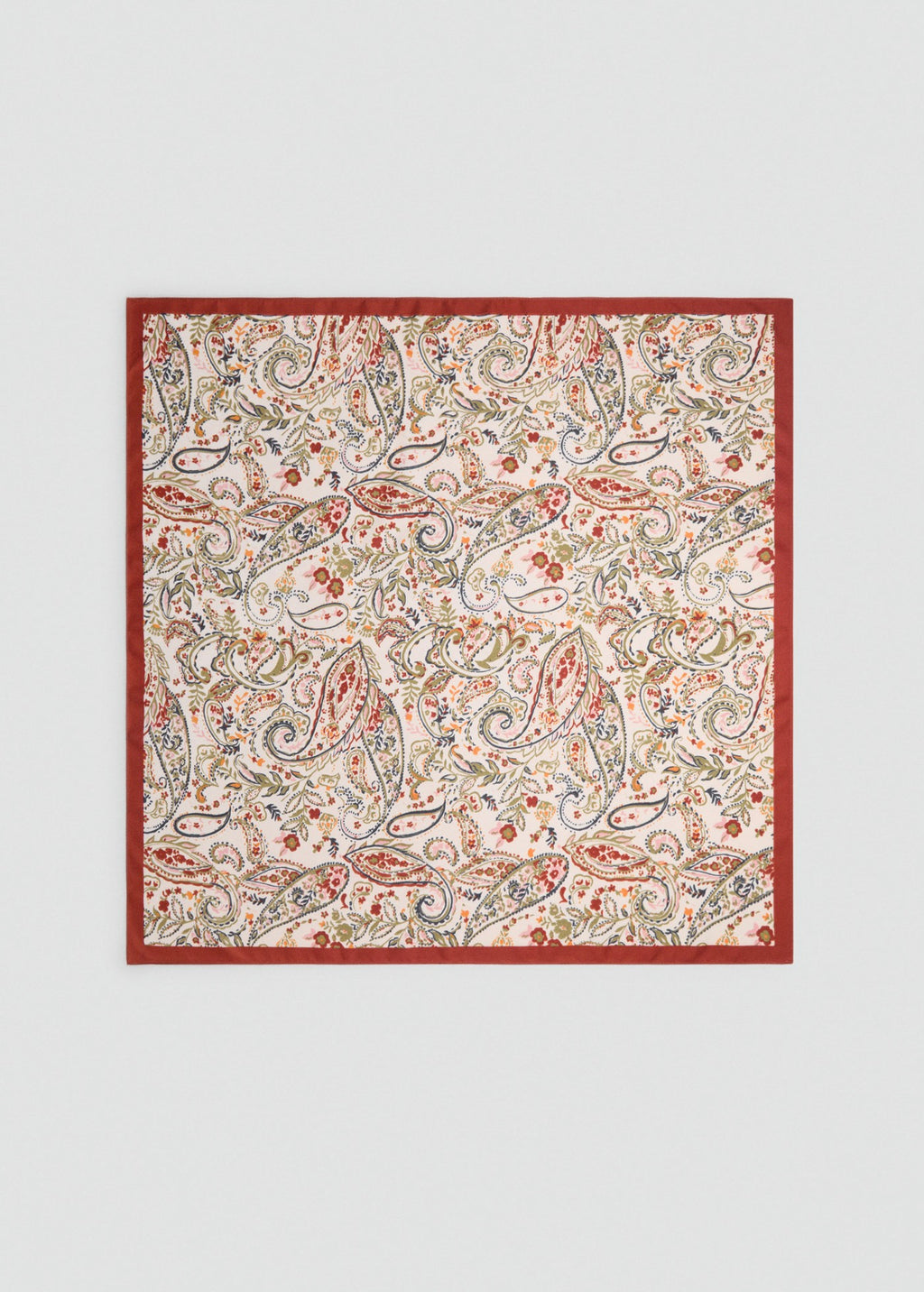 Foulard Satiné Paisley