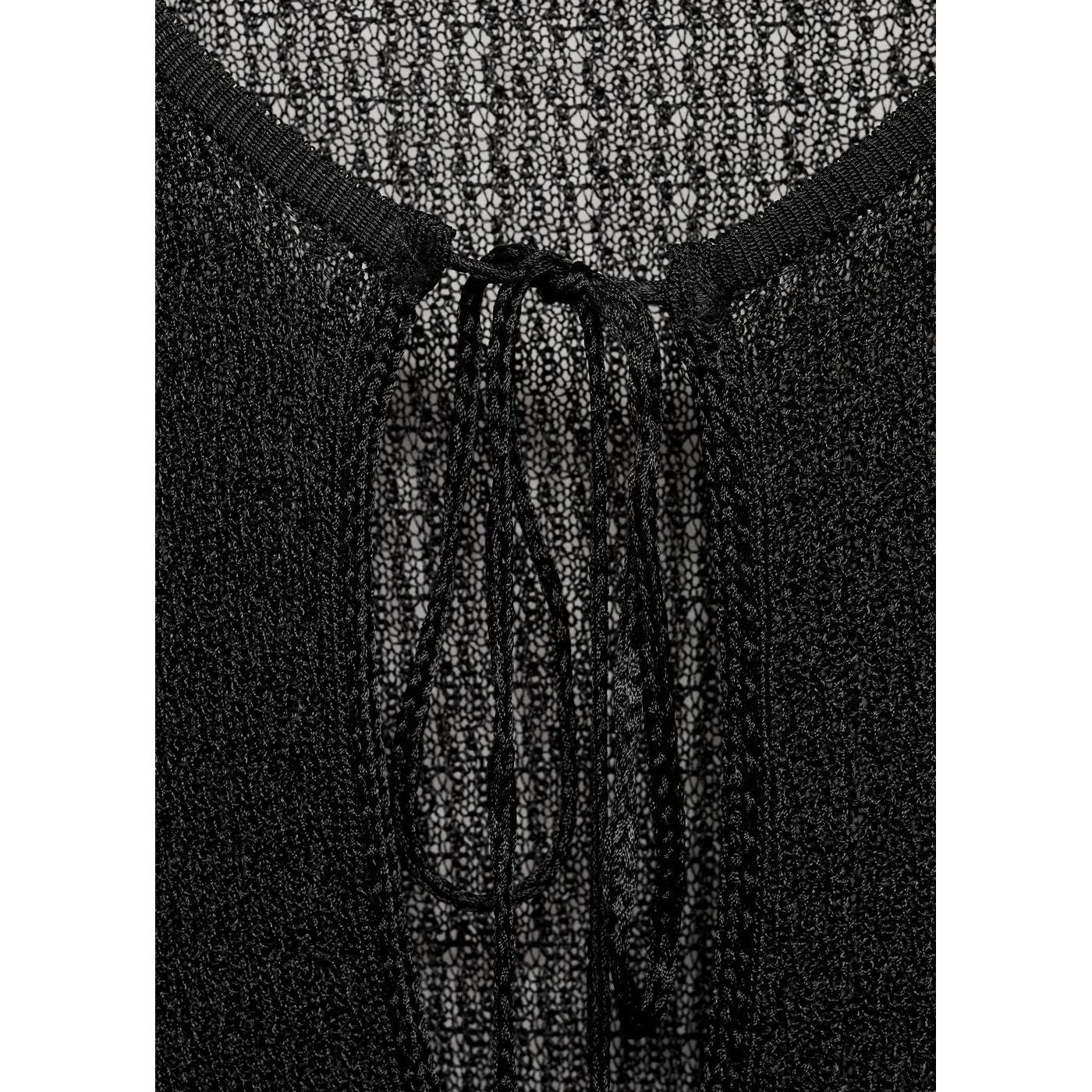 Cardigan Bow - Black