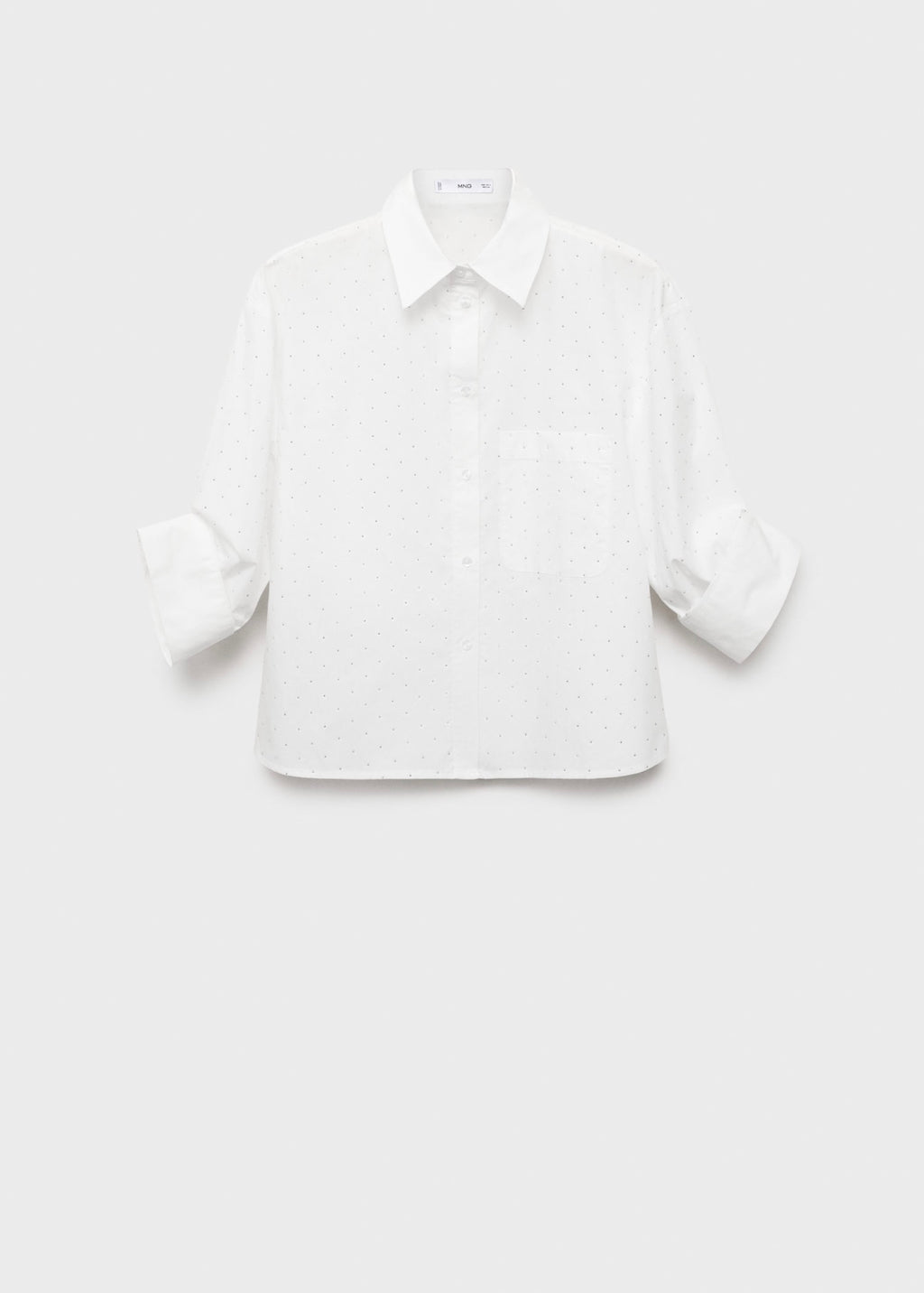 Chemise Crop Strass