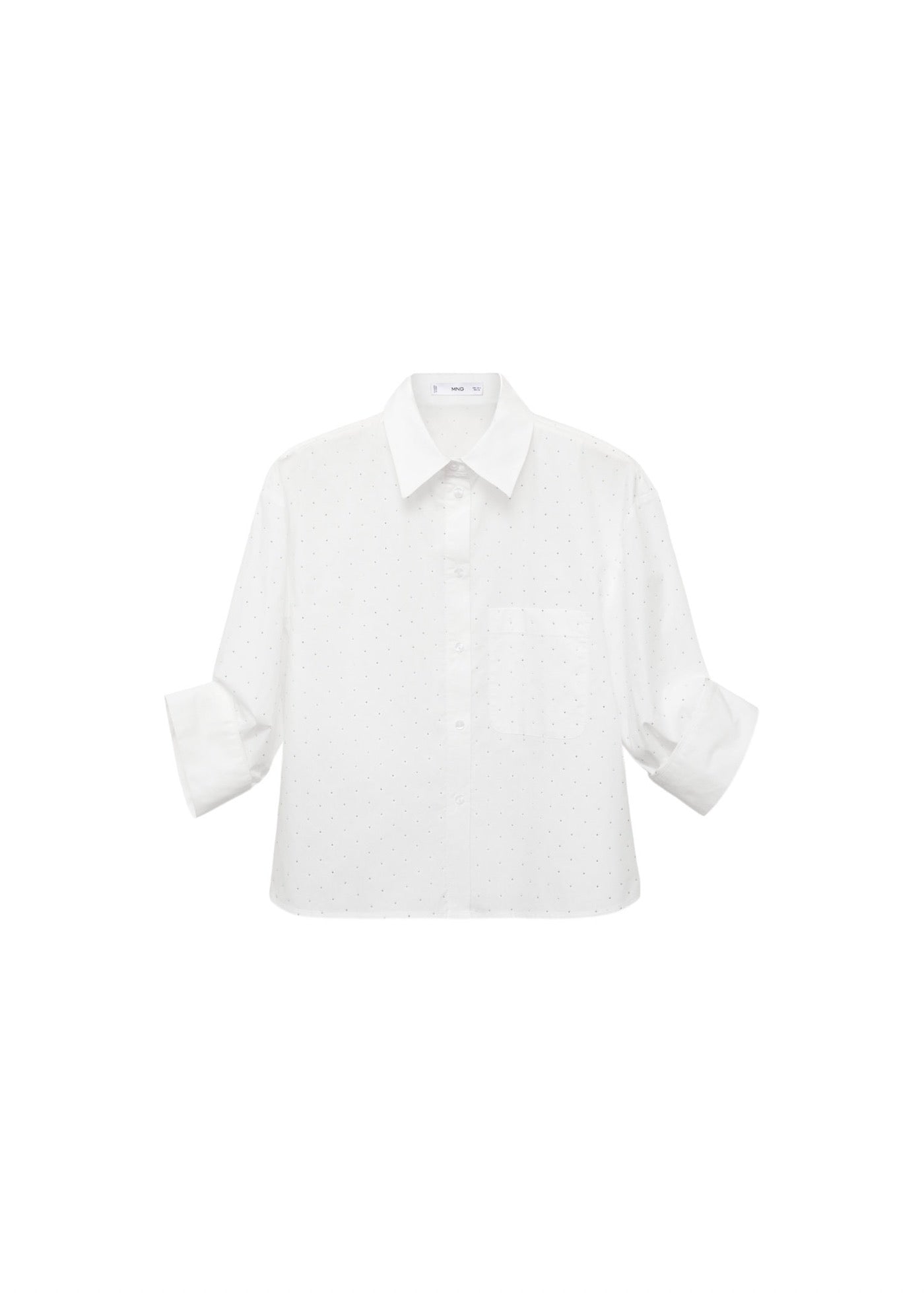 Chemise Crop Strass