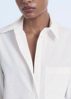 Chemise Crop Strass