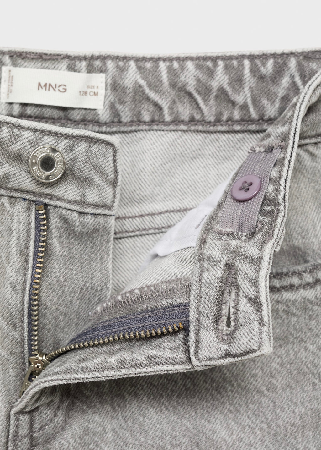 Jean Dad Gris Denim - Niño