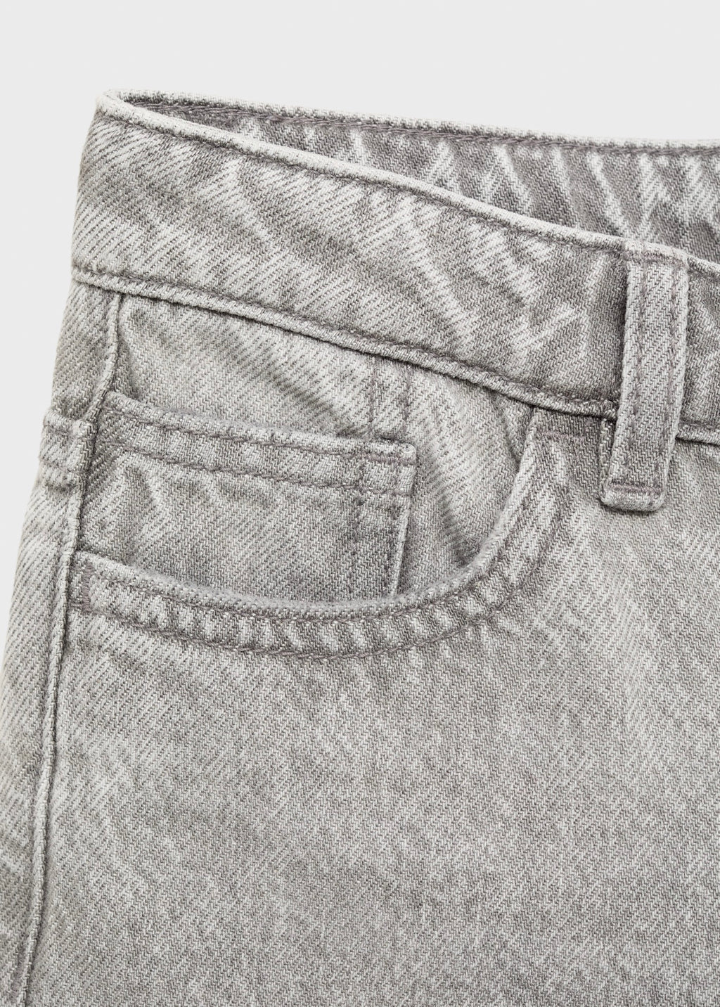 Jean Dad Gris Denim - Niño