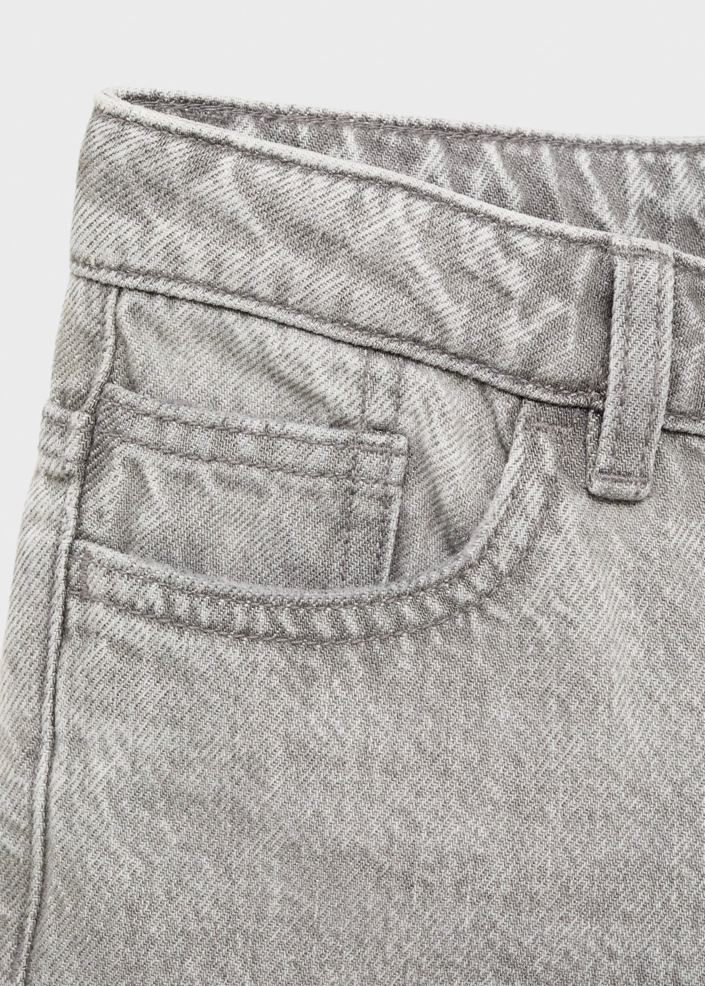 Jean Dad Gris Denim - Niño