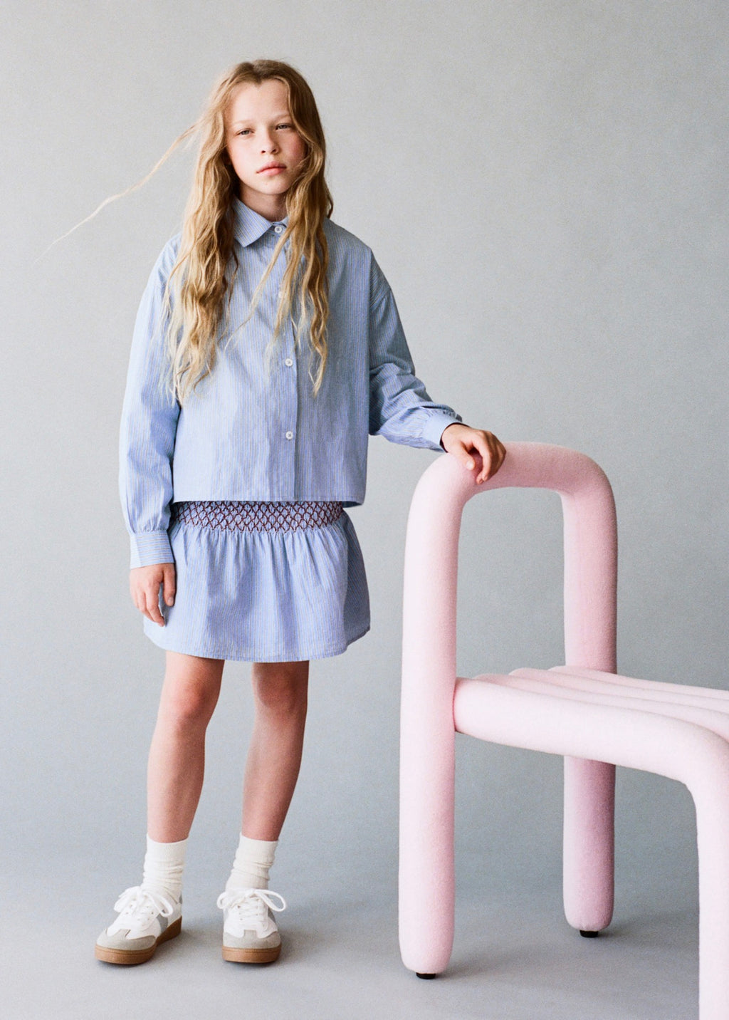 Jupe Alicia Bleu - Fille