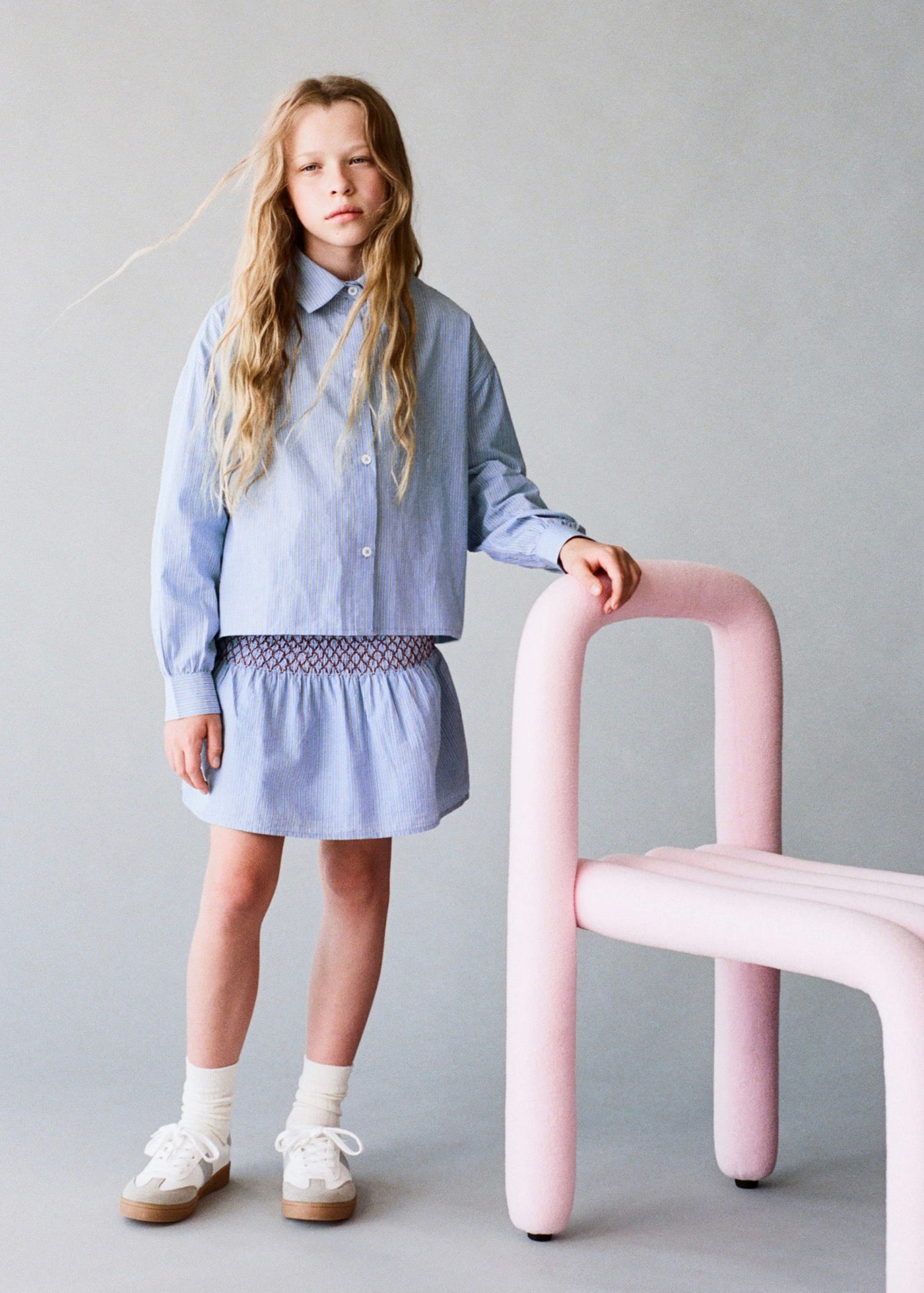Jupe Alicia Bleu - Fille