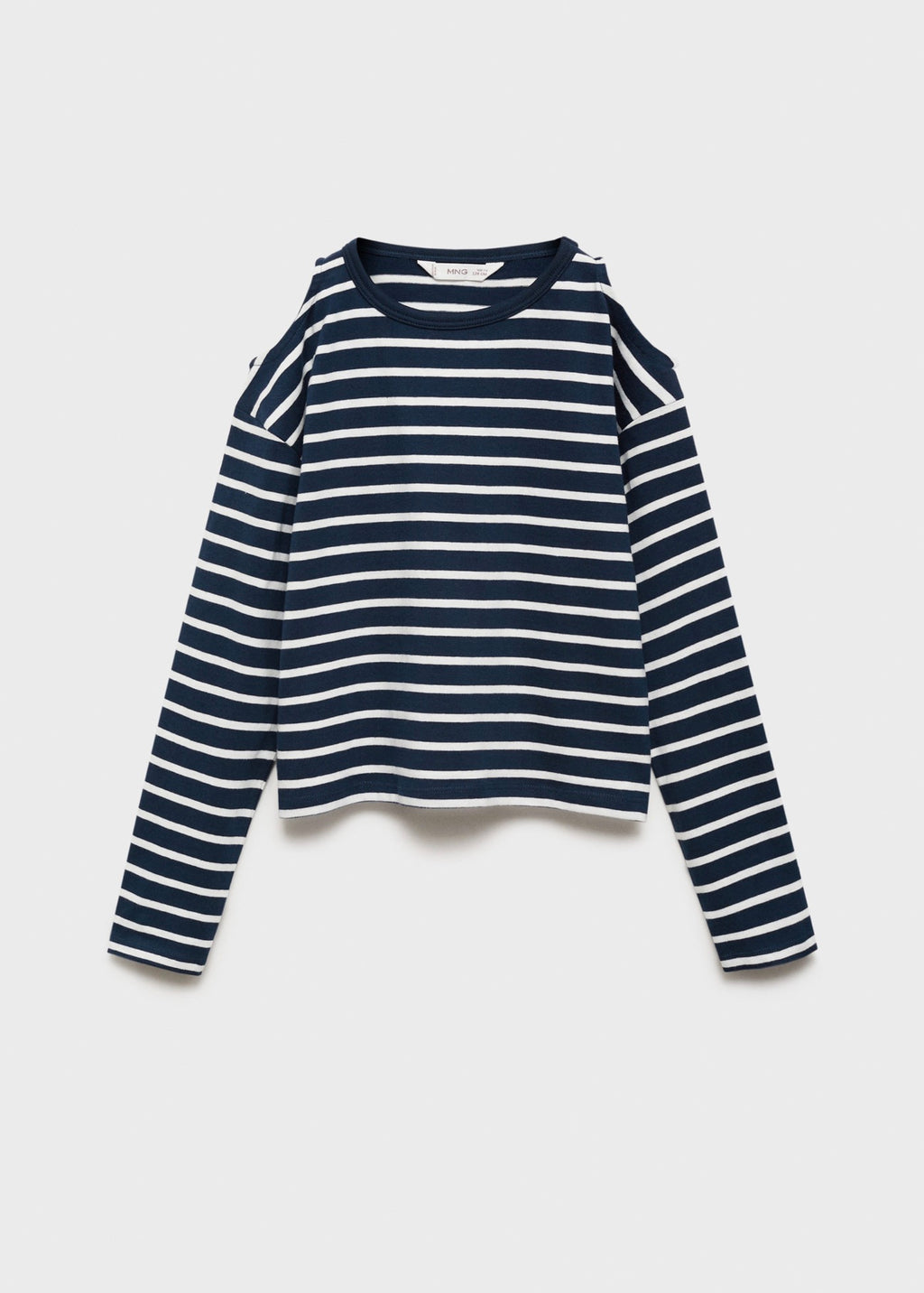 T-Shirt Cutoutr Bleu Marine - Fille
