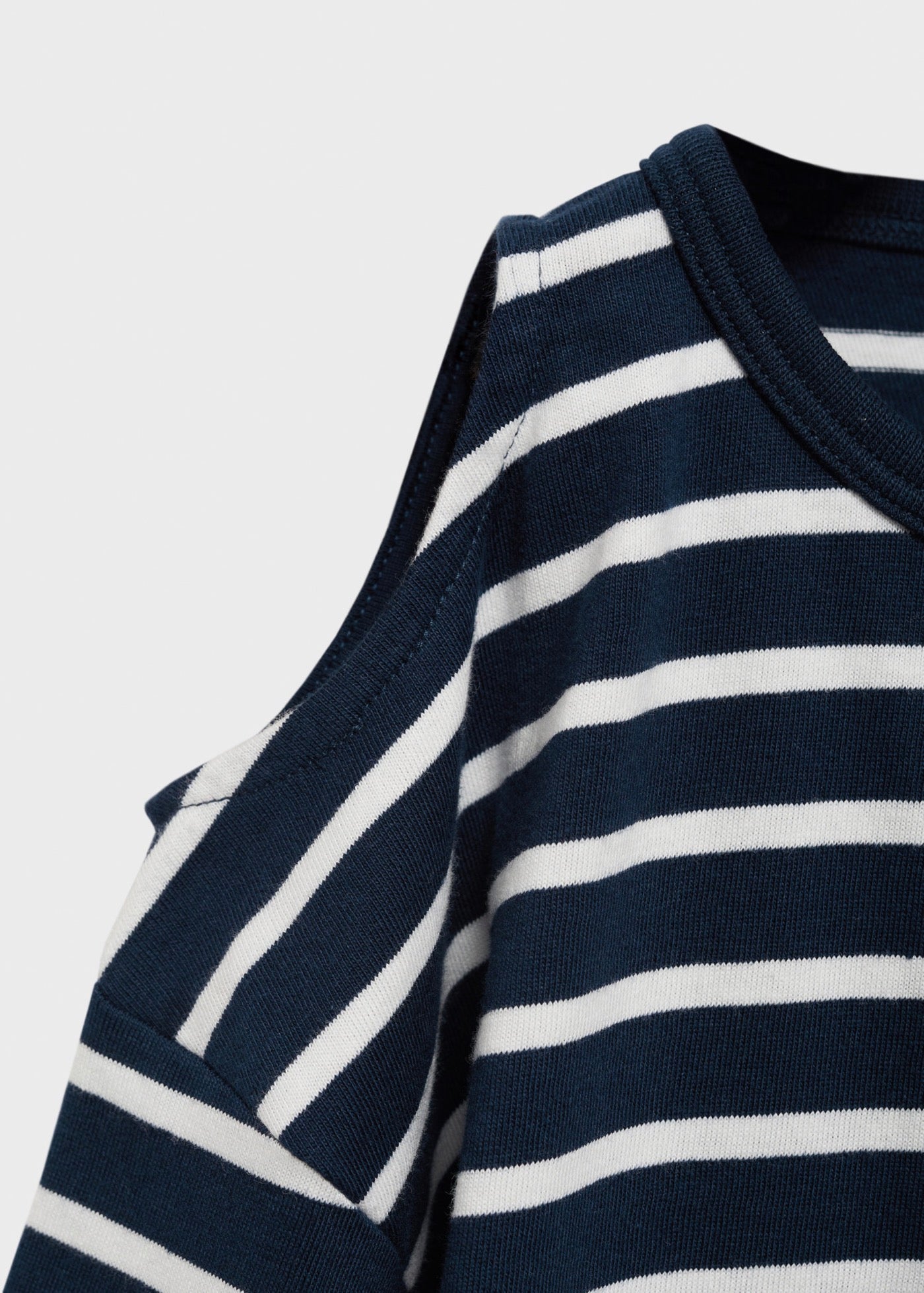 T-Shirt Cutoutr Bleu Marine - Fille