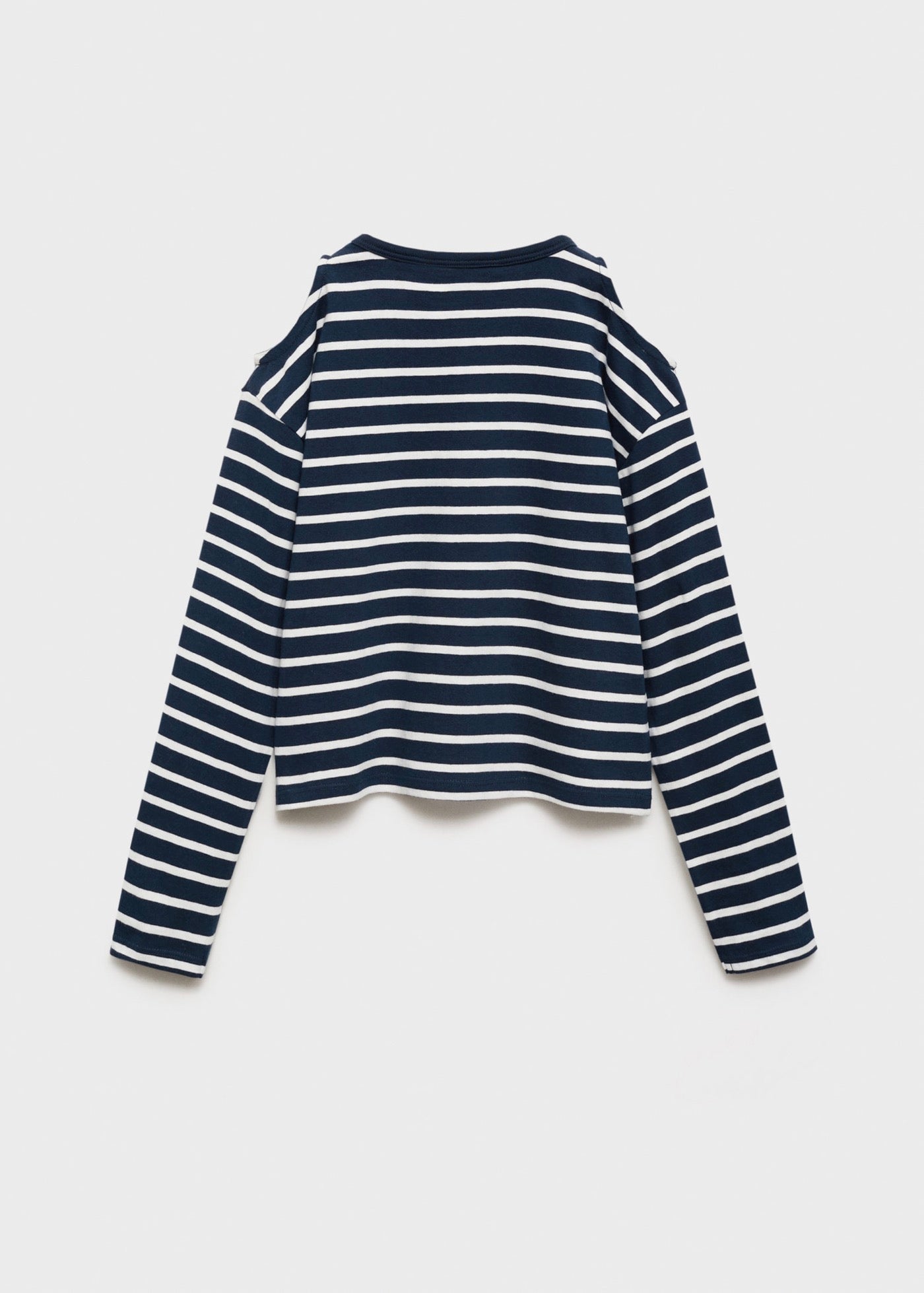 T-Shirt Cutoutr Bleu Marine - Fille