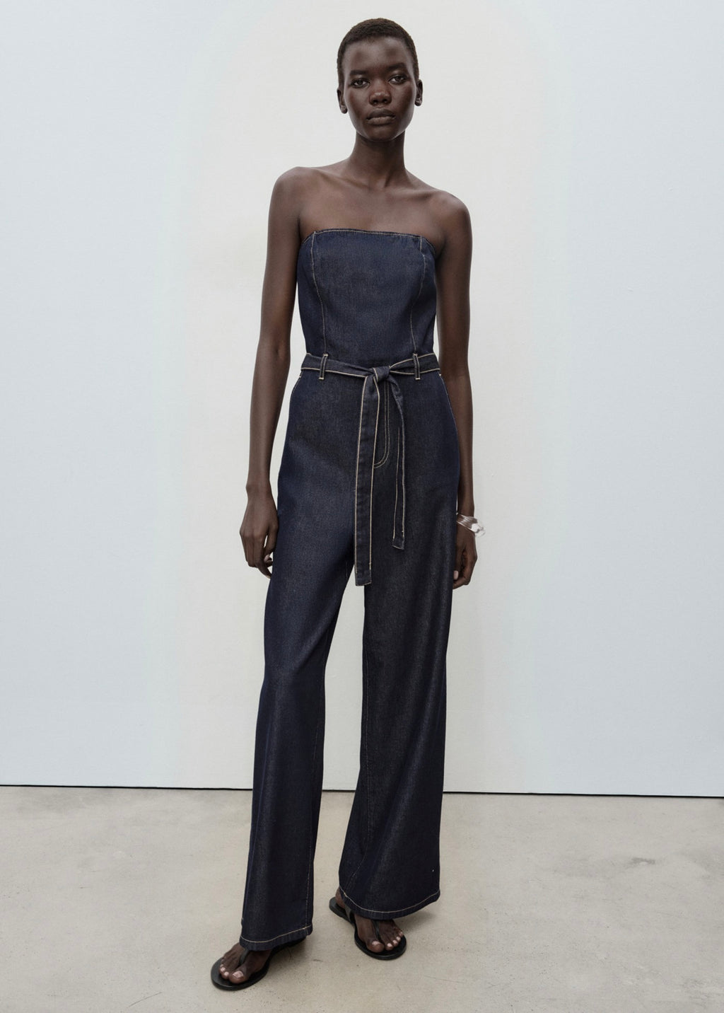 Combinaison Denim Bustier