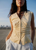 Blouse Coton Froncée