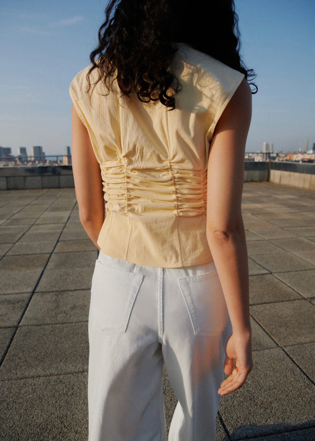 Blouse Coton Froncée