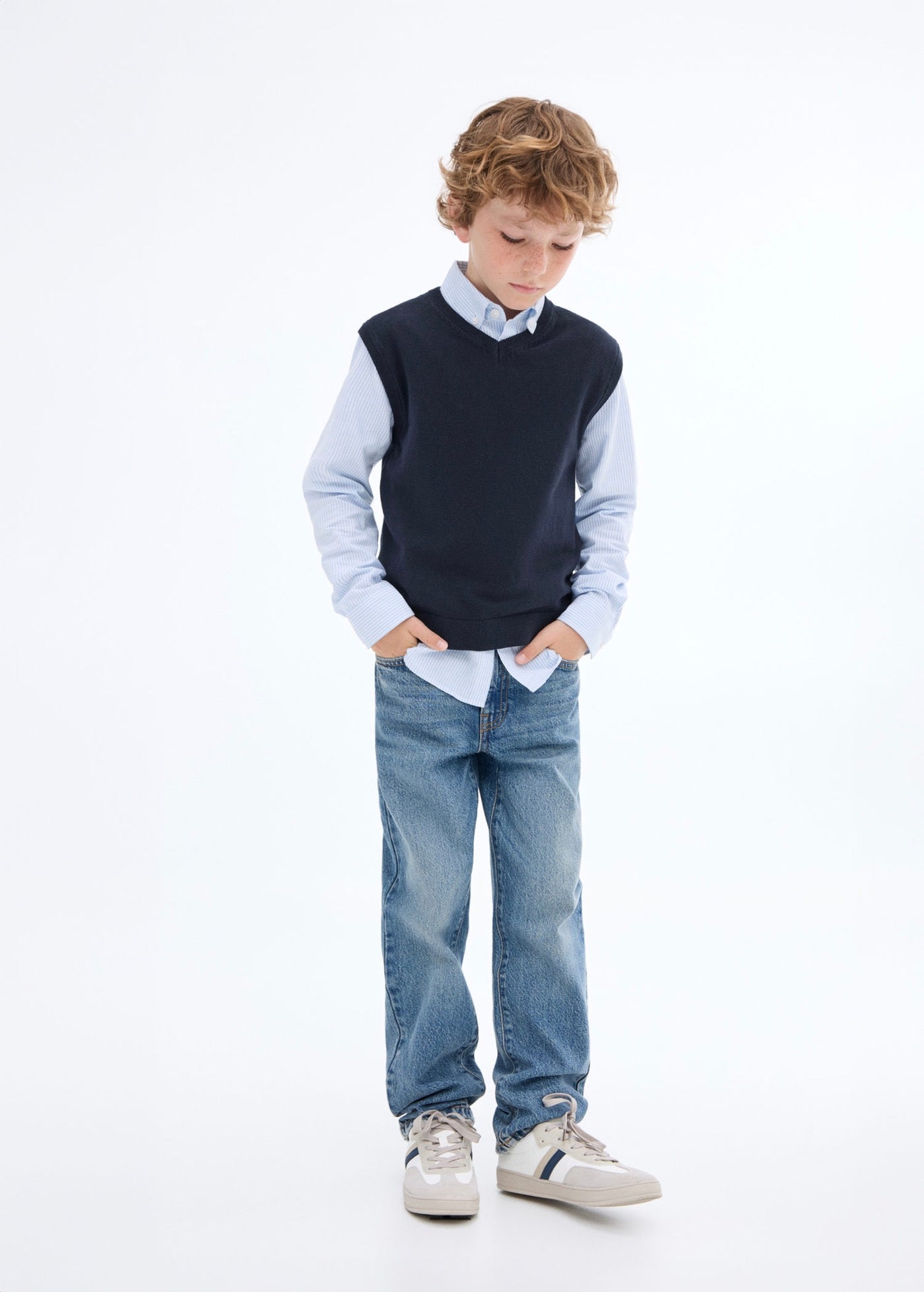 Gilet Genio Bleu Marine - Garçon