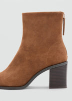Bottines Suède Talon Bloc