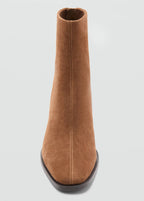 Bottines Suède Talon Bloc