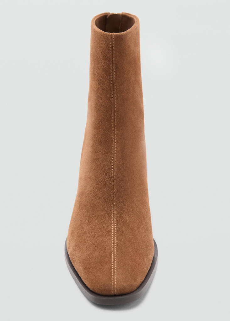 Bottines Suède Talon Bloc
