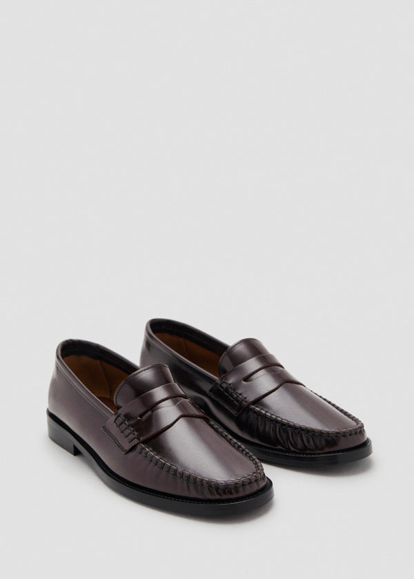 Mocassins Cuir Froncé