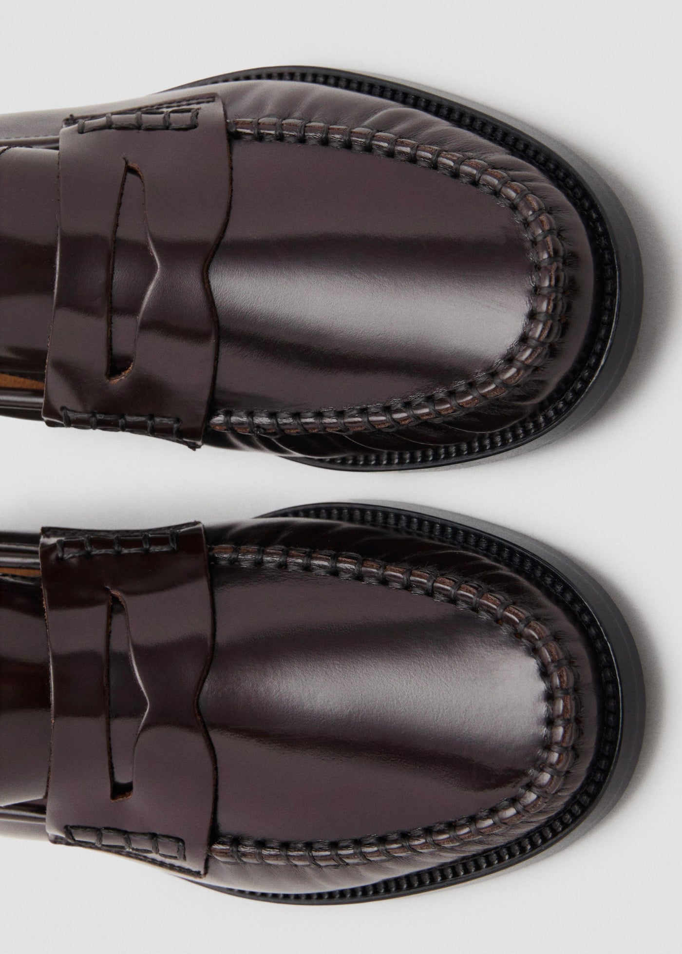 Mocassins Cuir Froncé