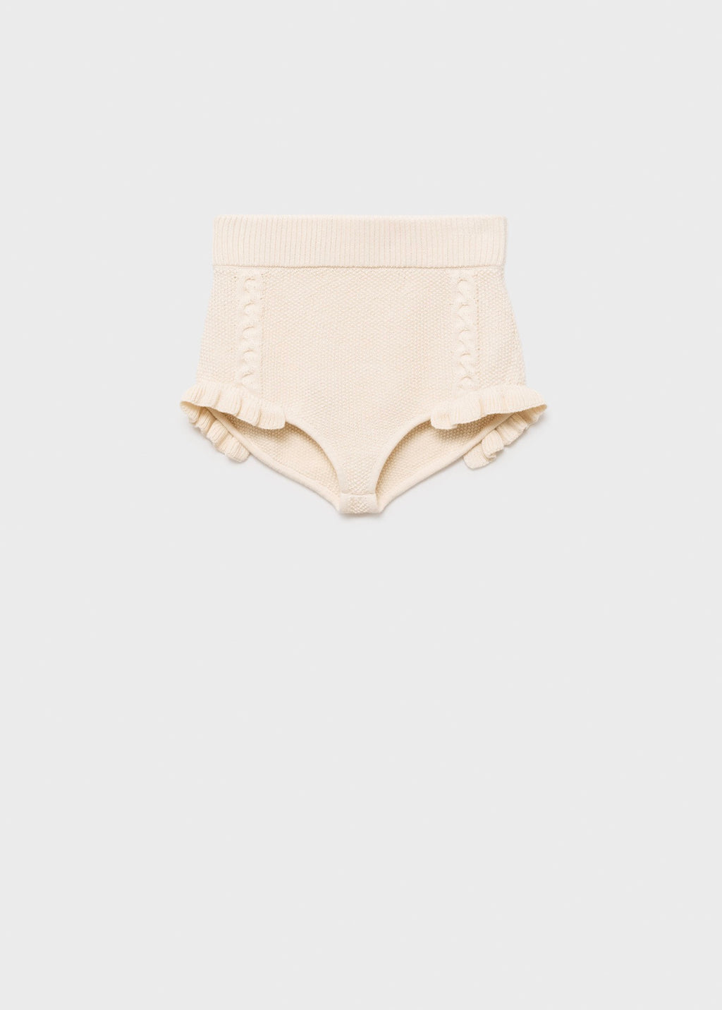Mini Short En Maille À Volants