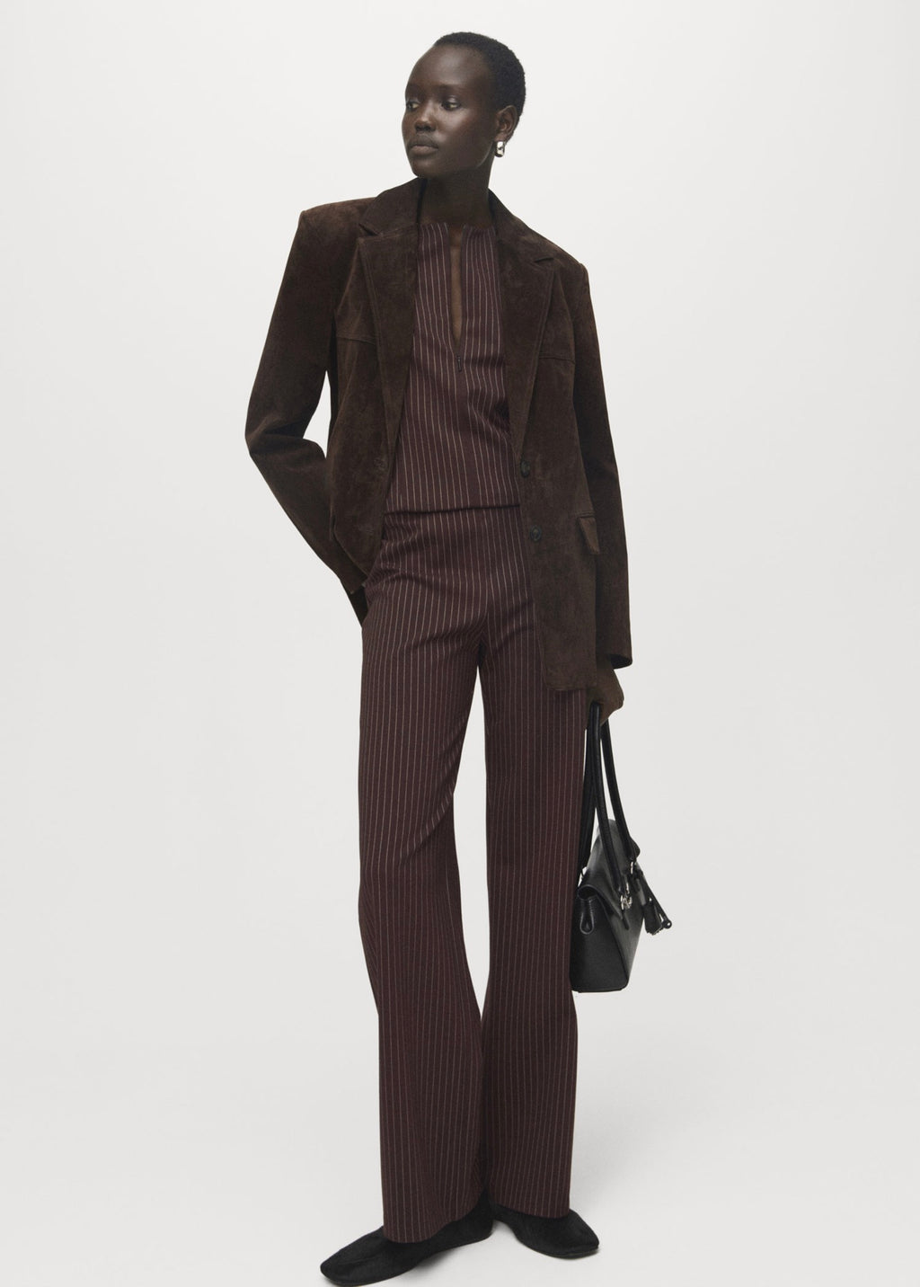 Pantalon Droit Taille Élastique