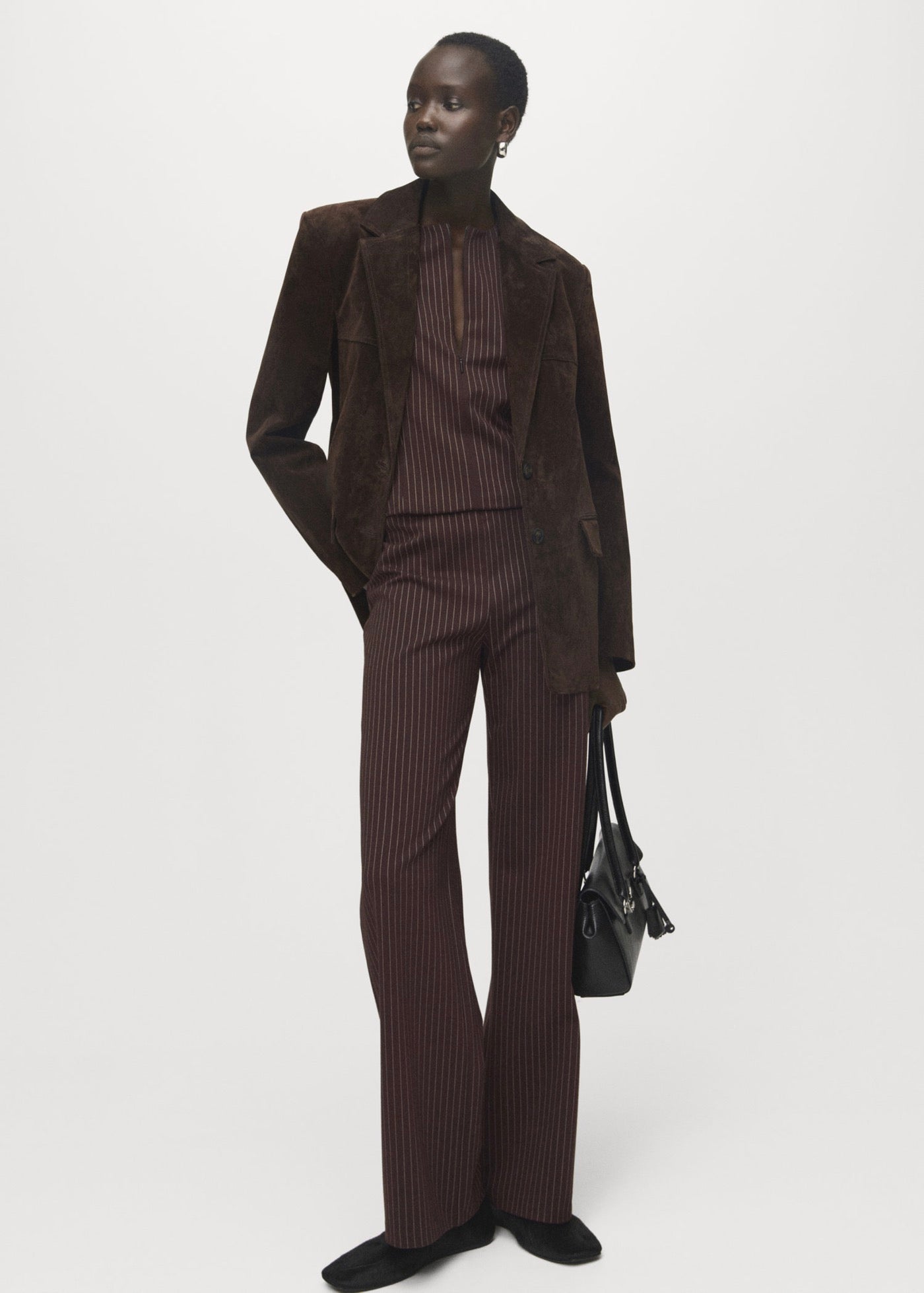 Pantalon Droit Taille Élastique