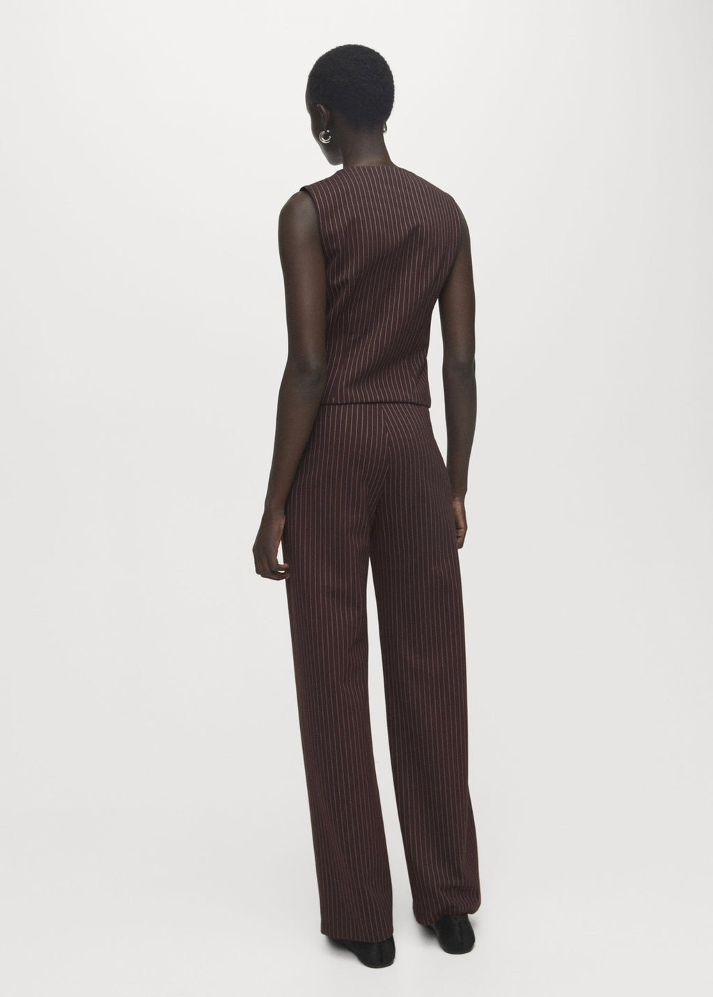 Pantalon Droit Taille Élastique