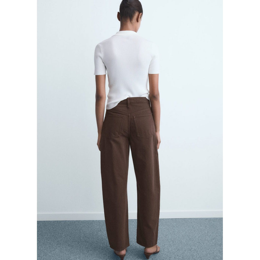 Jean Barrel Taille Haute