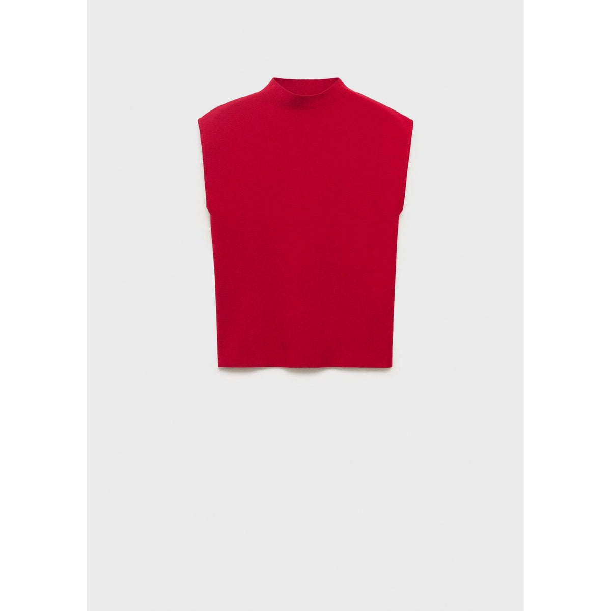 Top con dobladillo - Rojo