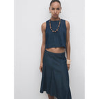 Top Crop Denim