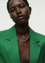 Linen Blend Suit Blazer