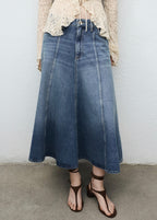 Jupe Midi En Jean