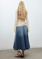 Jupe Midi En Jean