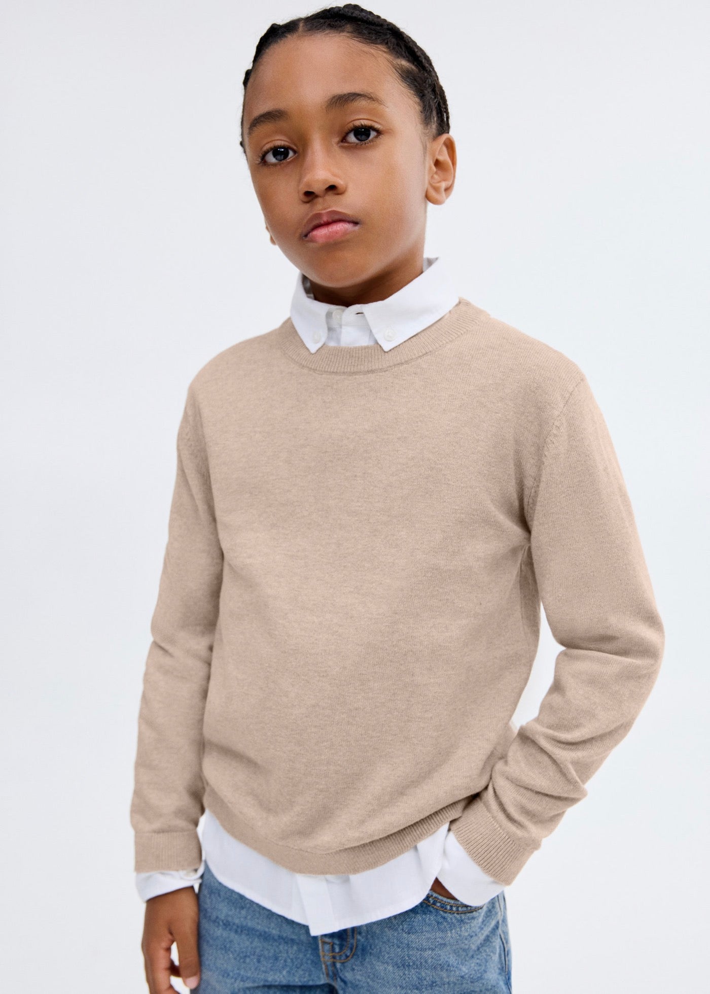 Pull Hugo Beige - Garçon