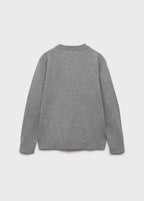 Pull Hugo Gris Moyen Chiné - Garçon