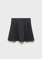 Jupe Tab Gris Foncé Chiné - Fille