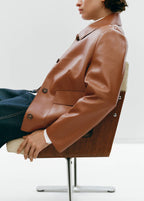 Veste Cuir Synthétique Poches