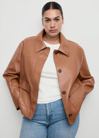 Veste Cuir Synthétique Poches