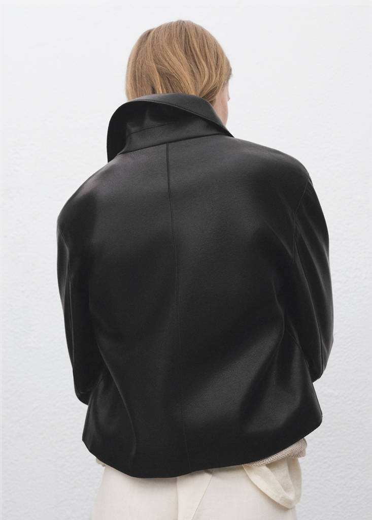 Veste Cuir Synthétique Poches