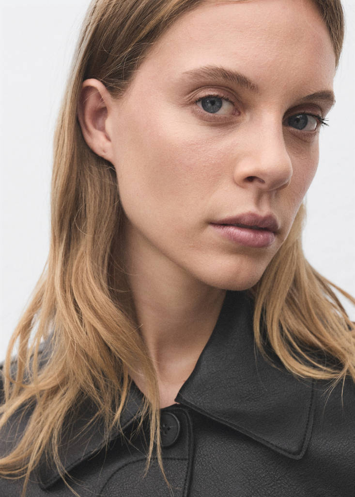 Veste Cuir Synthétique Poches