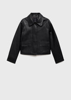 Veste Cuir Synthétique Poches