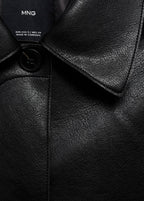Veste Cuir Synthétique Poches