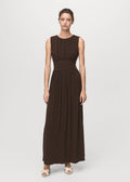 Robe Longue Froncée