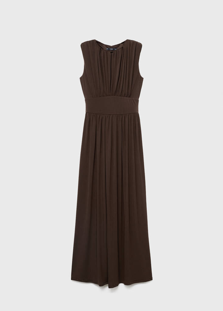 Robe Longue Froncée