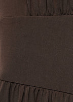 Robe Longue Froncée
